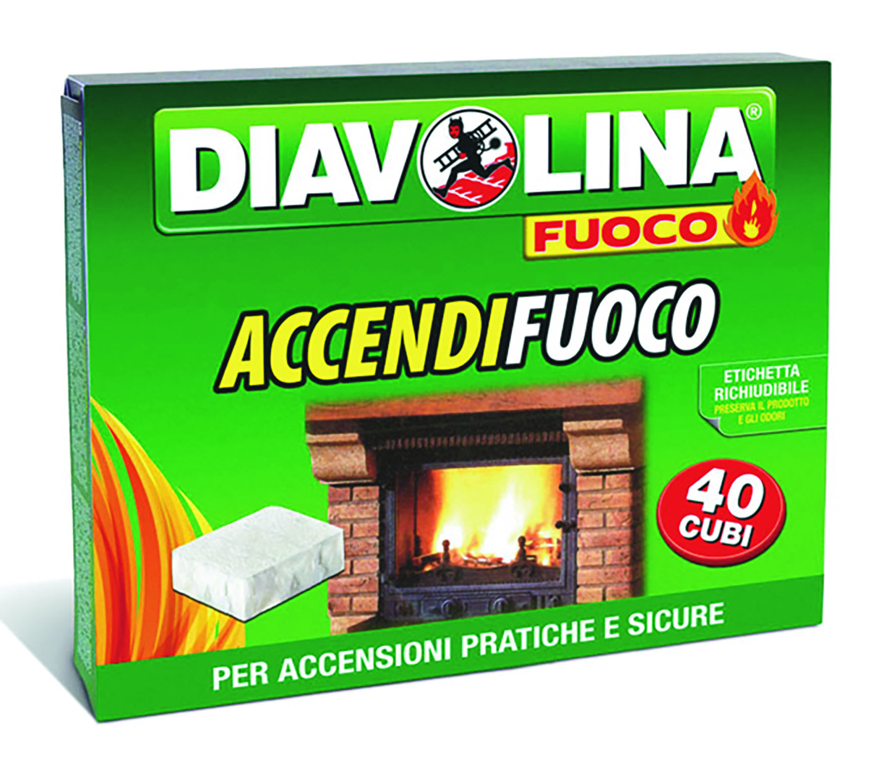 DIAVOLINA ACCENDIFUOCO 40 CUBI