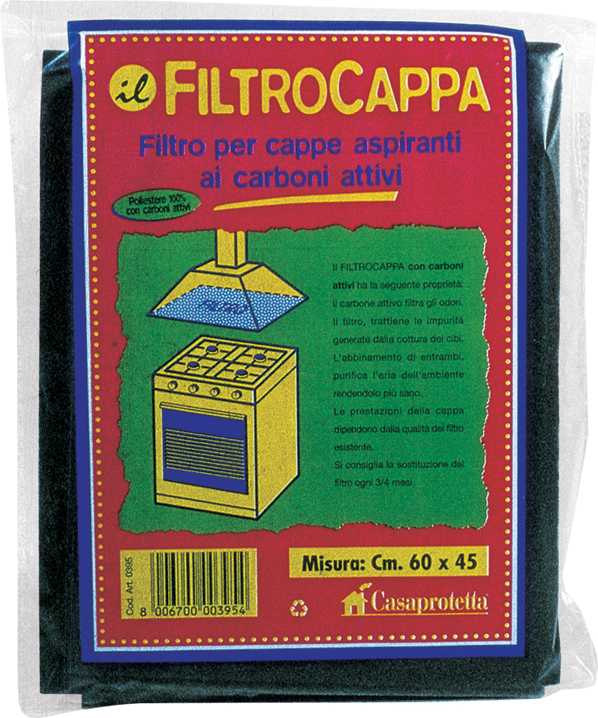 FILTRO CAPPA CARBONE CM 60X45