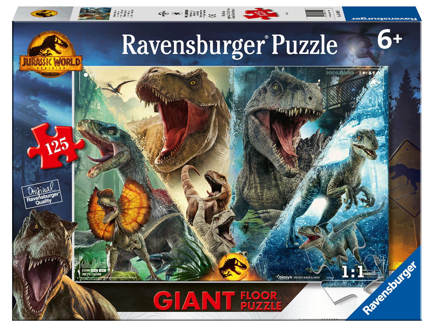 PUZZLE 125 GIANT-JURASSIC WORL