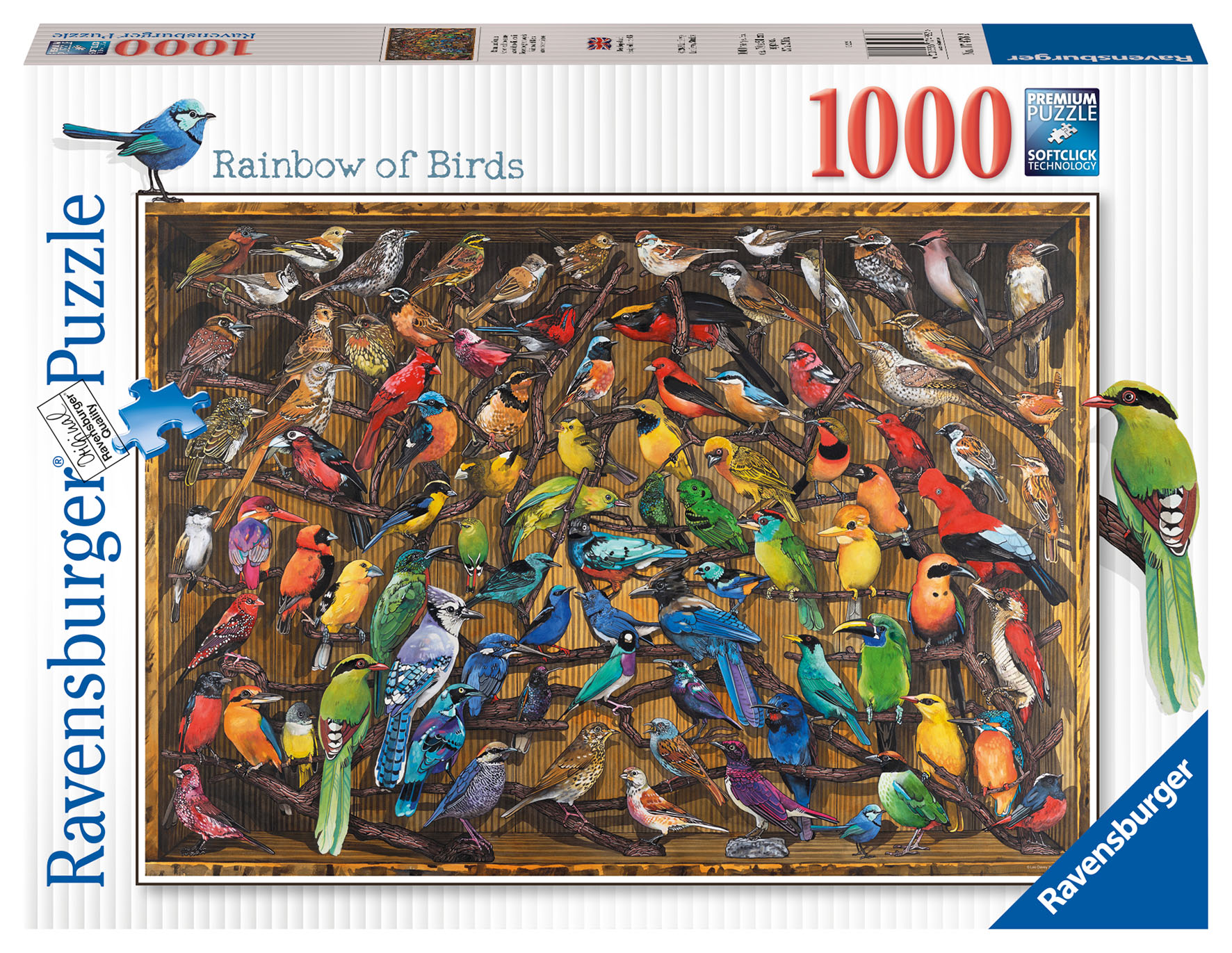 PUZZLE 1000 ARCOBALENO UCCELLI