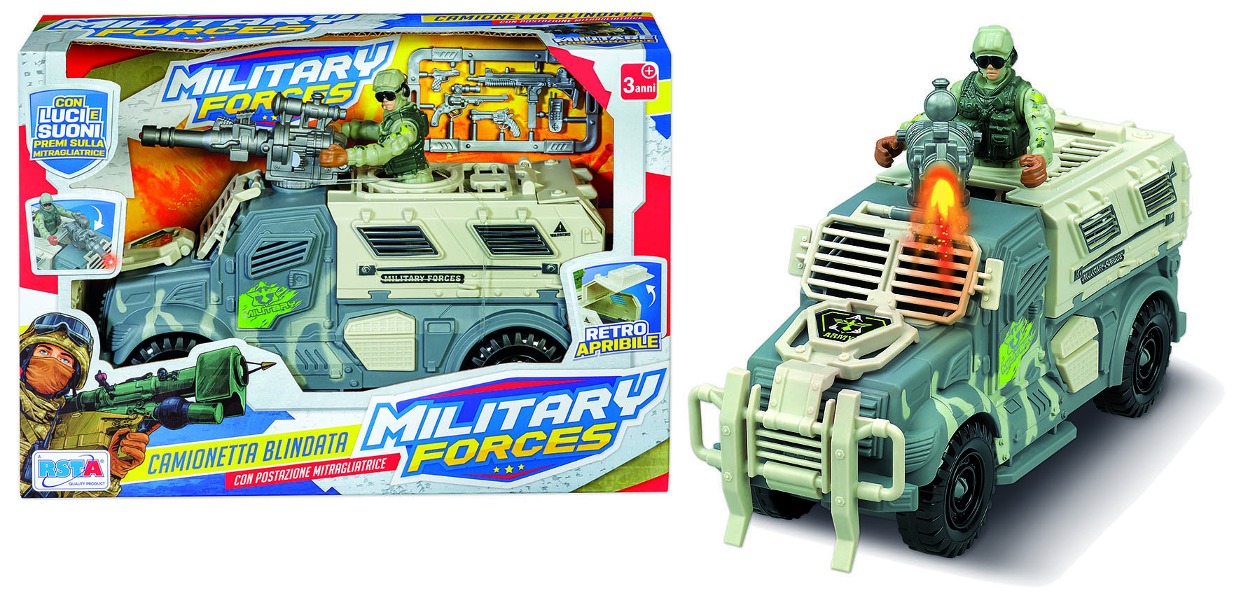 CAMION MILITARE L S PLAYSET