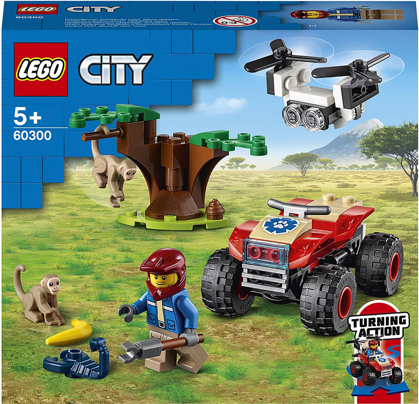 ATV SOCCORSO ANIMALE CITY LEGO